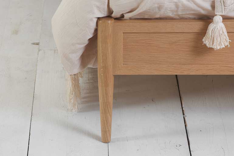 Birlea Leonie Rattan Bed in Oak