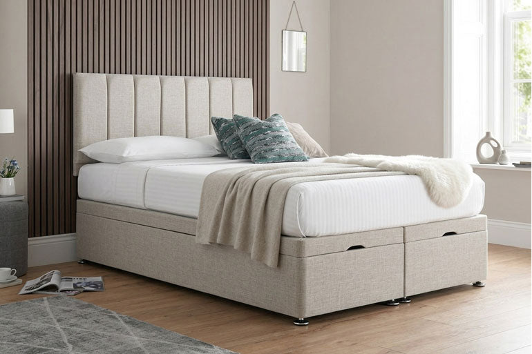 Mini Willow Divan Bed with Storage: Drawers | Ottoman