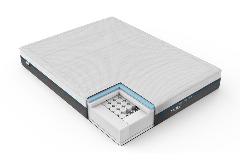 Open corner view of Mlily Gel Ortho 1000 Mattress