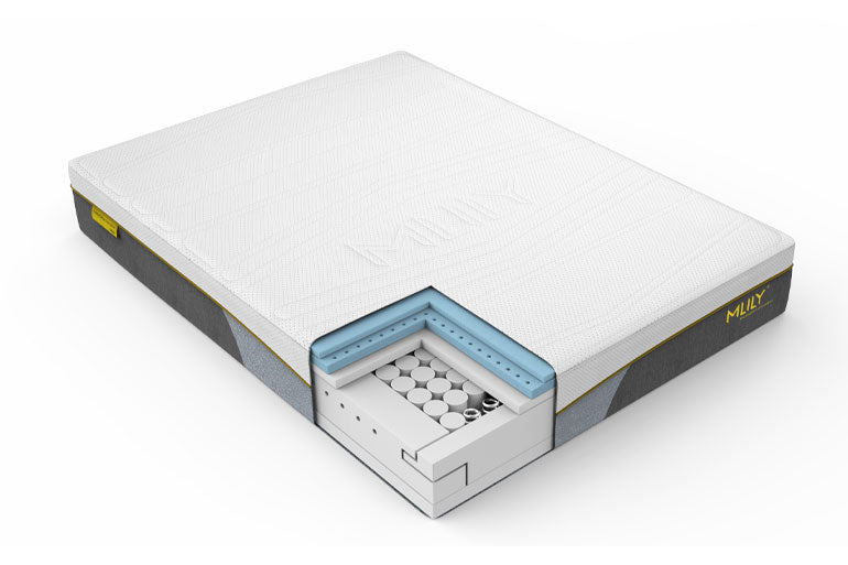 Open corner view Mlily Premier 2000 Ortho Mattress