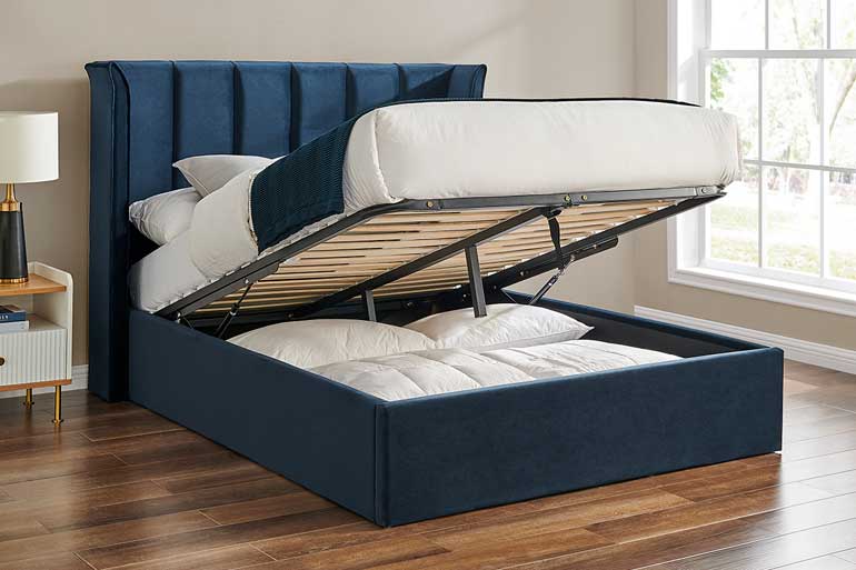 Limelight Polaris Winged Ottoman Bed