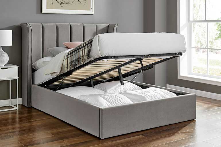 Limelight Polaris Winged Ottoman Bed