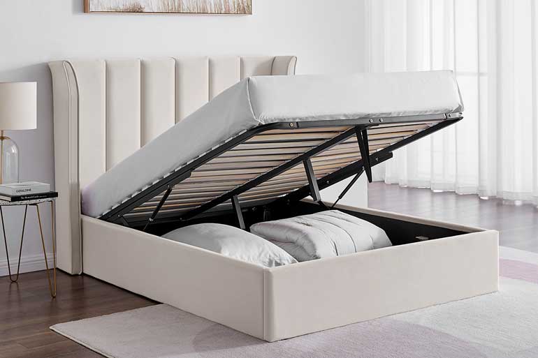 Limelight Polaris Winged Ottoman Bed