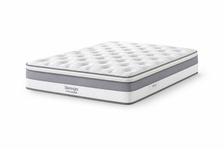 Silentnight Memory Cool 2000 Pillowtop Mattress branding on a white background