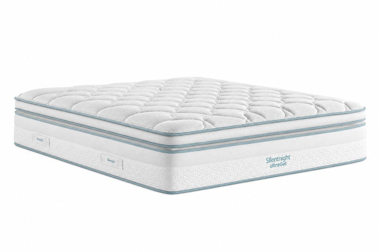 Silentnight UltraGel Cool-to-Touch 3000 Boxtop Mattress on white background
