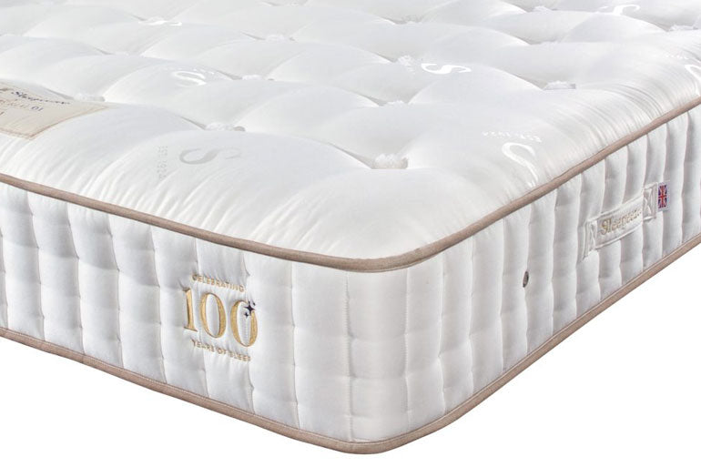 Corner image of Sleepeezee Centurial 01 4500 Mattress with embroidered logo