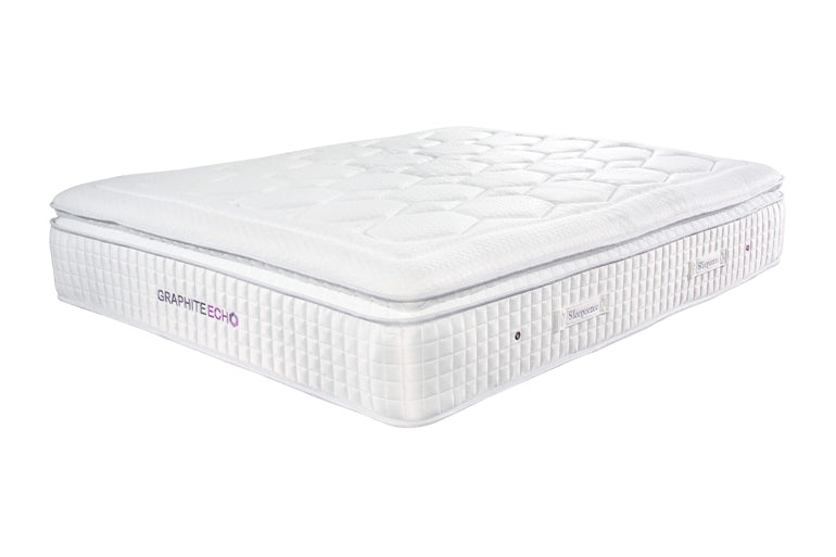 Full view of Graphite Echo 4700 Mattress pillow top mattress with memory foam