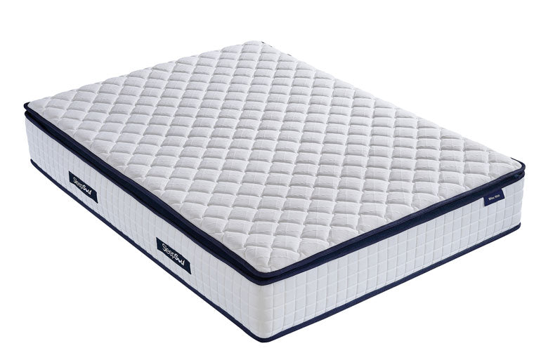 Full view for Sleepsoul Bliss Memory Pocket 1500 Mattress on white background