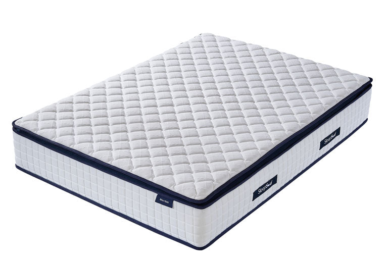 Full view of Memory Pocket 1500 Mattress on a white background