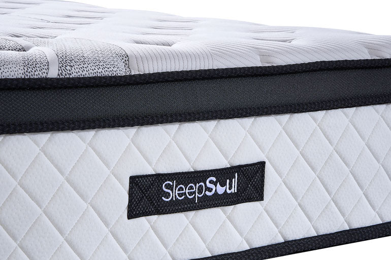 Close-up of side of Sleepsoul Heaven 3000 Mattress