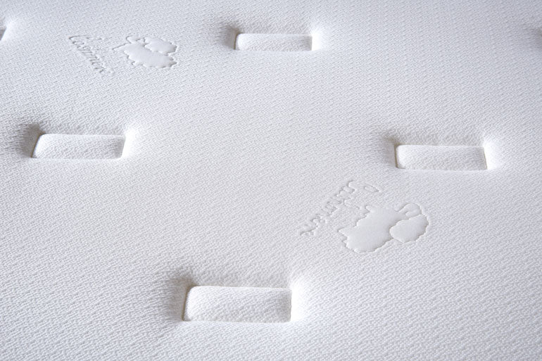 Close-up of a sleepsoul space 3000 mattress cover