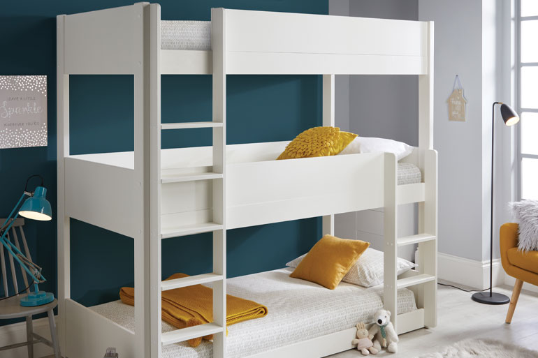 Snowdon 3 Tier Bunk Bed in White