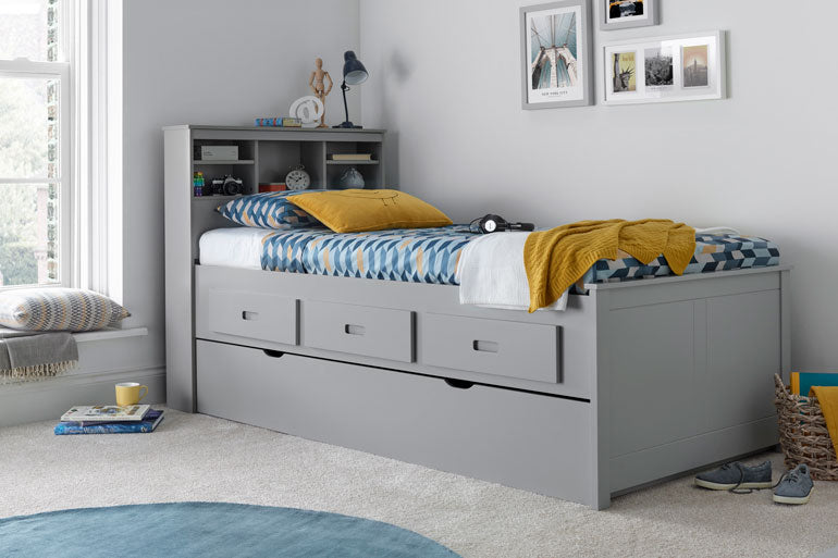 Veera Grey Guest Bed