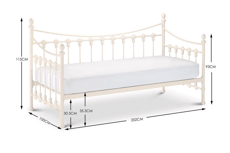 Versailles Day Bed measurements