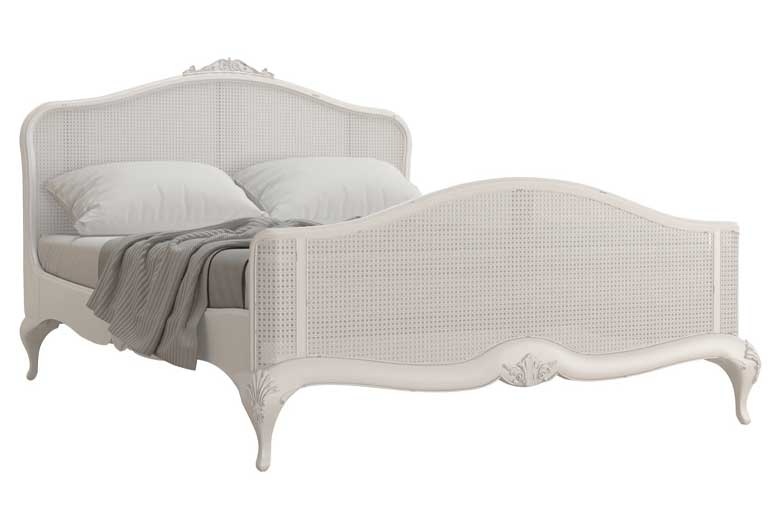 Willis &amp; Gambier Etienne Rattan Bed on white background