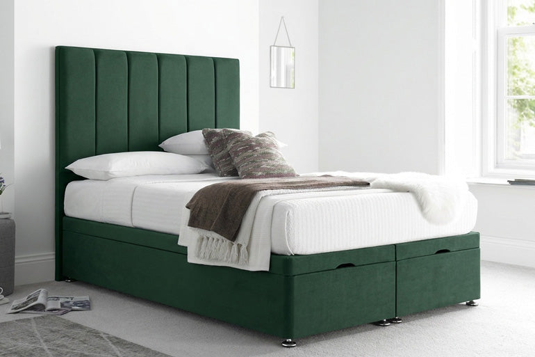Willow Ottoman Bed in Heritage Bottle Green