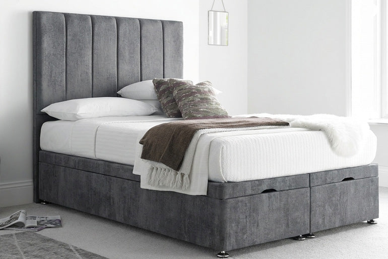 Willow Ottoman Bed in Heritage Steel