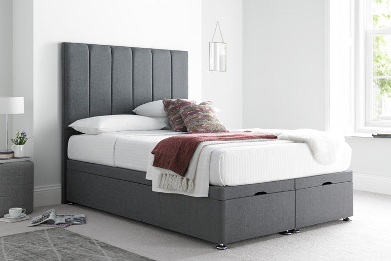Willow Ottoman Bed in Sierra Charcoal
