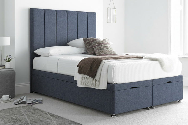 Willow Ottoman Bed in Sierra Denim