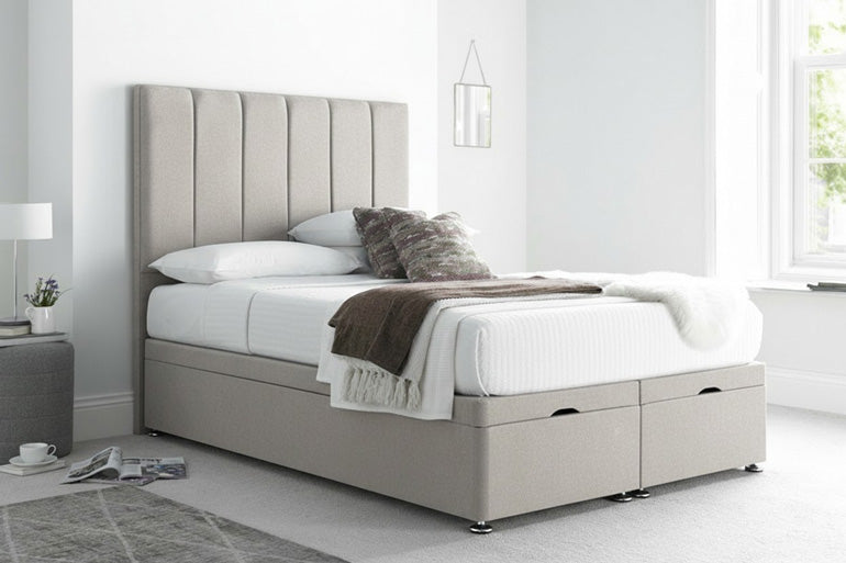 Willow Ottoman Bed in Verona Silver