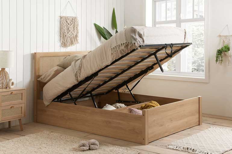 Birlea Croxley Ottoman Bed in Oak