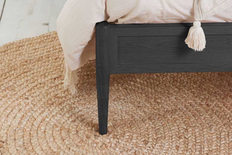 Birlea Leonie Rattan Bed in Black