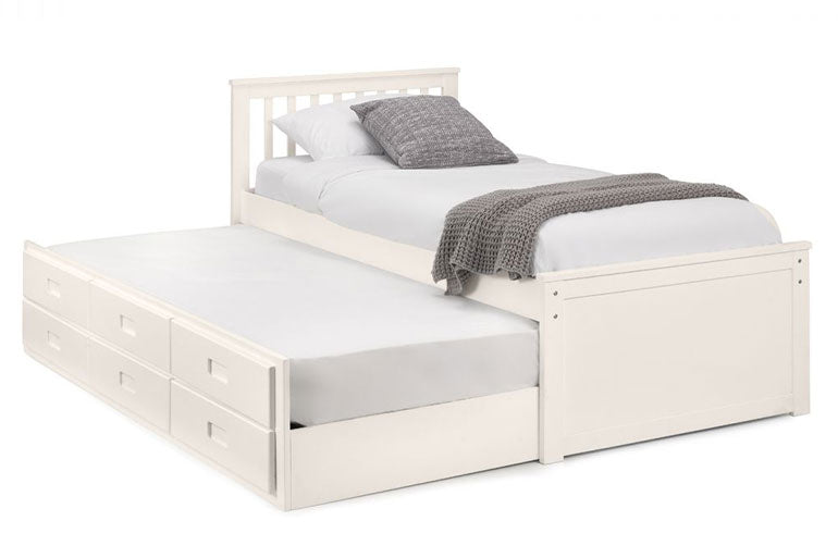 Maisie Wooden Guest Bed in Off-White