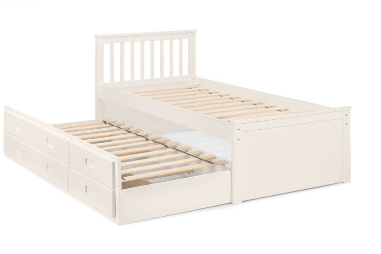 Maisie Wooden Guest Bed in Off-White