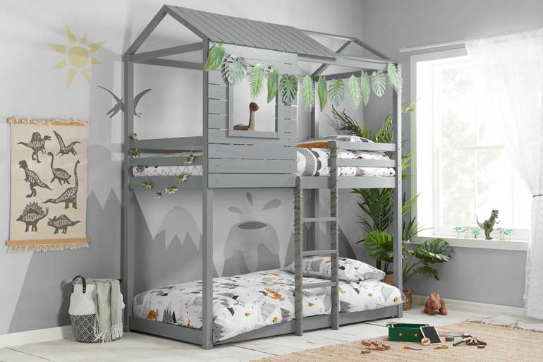 Birlea Adventure Bunk Bed in Grey