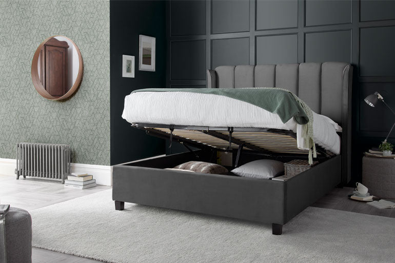 Winged Ottoman Bed