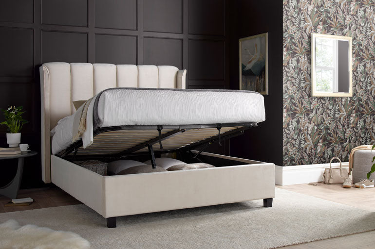 Winged Ottoman Bed