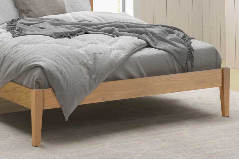 Flintshire Brynford Bed in Solid Oak