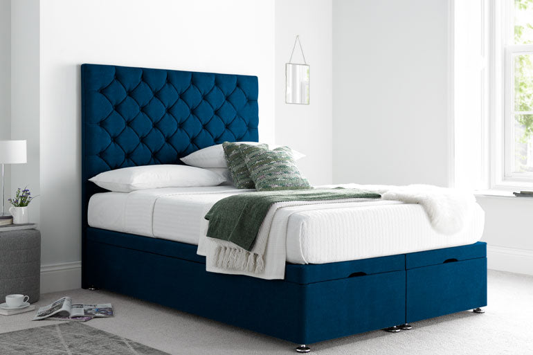 Button Ottoman Bed