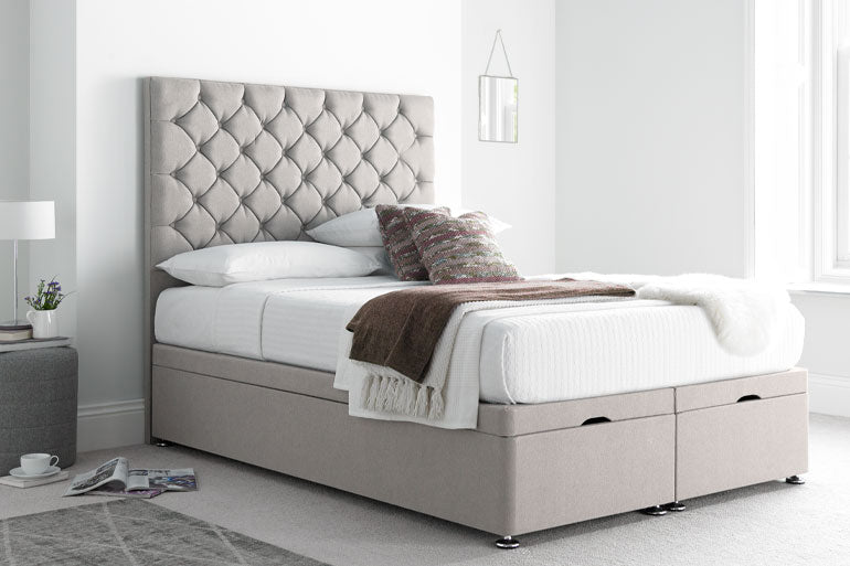 Divan | Ottoman Bed with Button Headboard