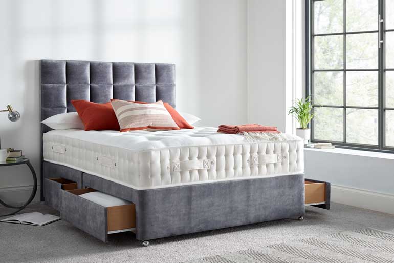 Bee's Knees Natural 2000 Reinforced Divan / Ottoman Package