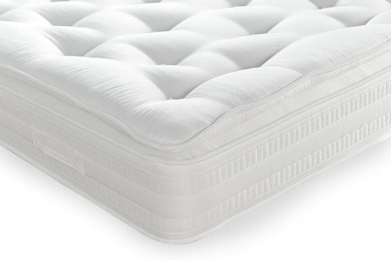 Corner view of Luxury Pillow-top 1000 Pocket Sprung Mattress
