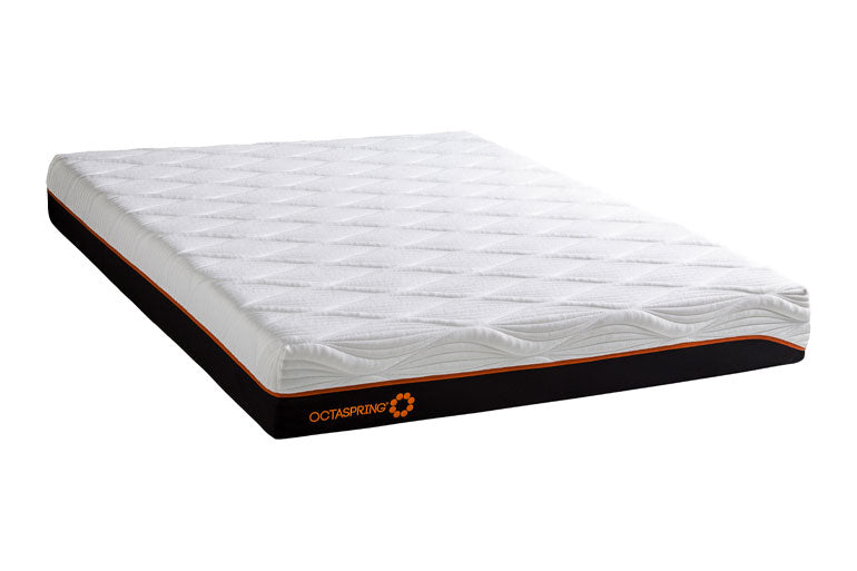 Full view of Dormeo Octaspring 6500 Memory foam Mattress on white background
