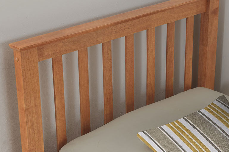 Francis Oak Ottoman Bed Detail