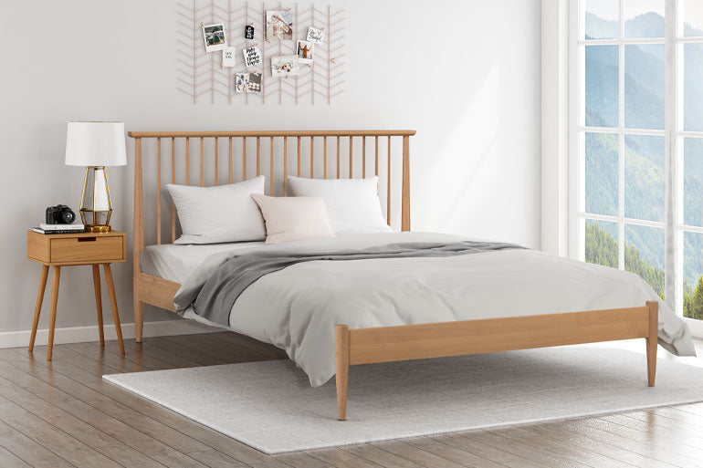 Flintshire Grosvenor Bed in Solid Oak