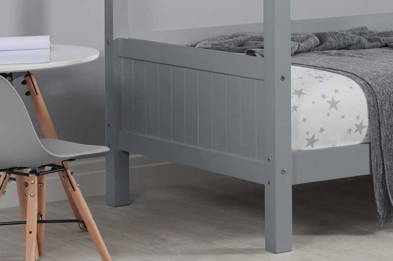 Birlea Home Single Bed in Grey