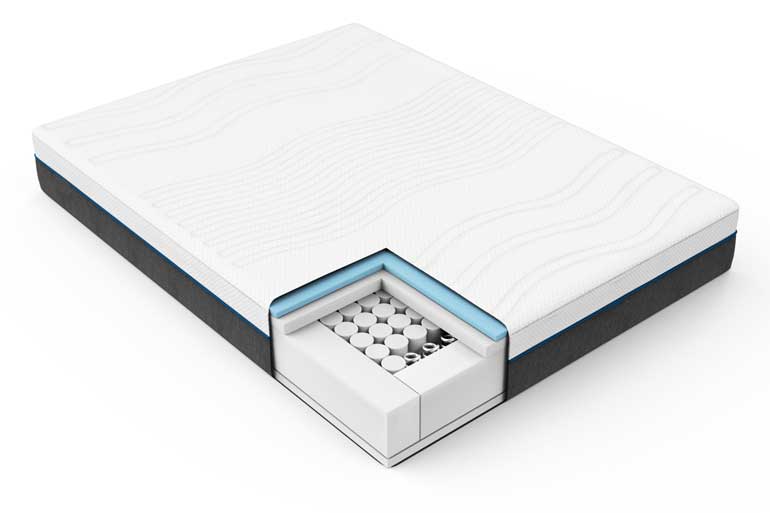 Bee's Knees NEW Hybrid Cool Gel ORTHO 1000 Pocket Mattress