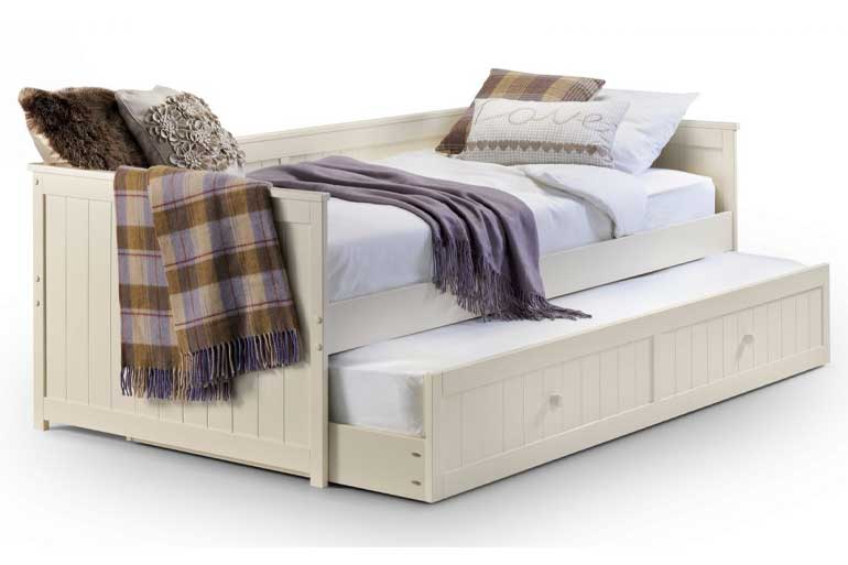 Jessica Wooden Day Bed with Trundle