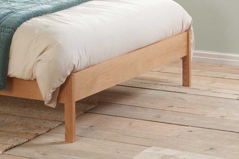 Birlea Margot Rattan Bed in Oak