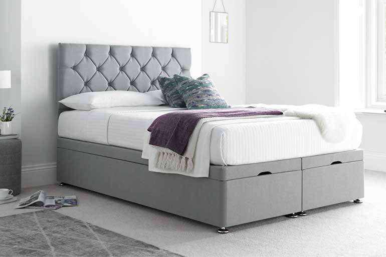 End Lift Ottoman Bed