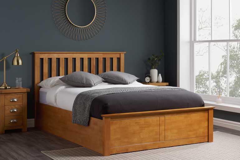 Birlea Phoenix Ottoman Bed in Oak