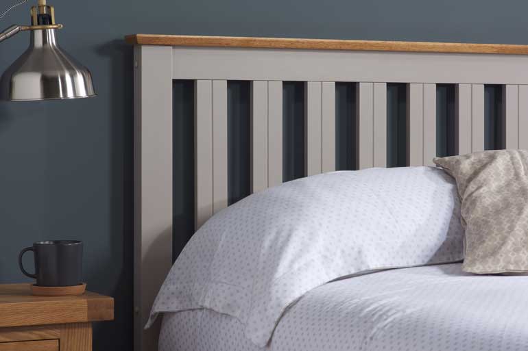 Birlea Phoenix Ottoman Bed in Pearl Grey