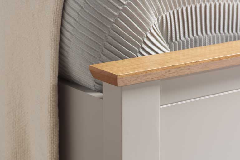 Birlea Phoenix Ottoman Bed in Pearl Grey