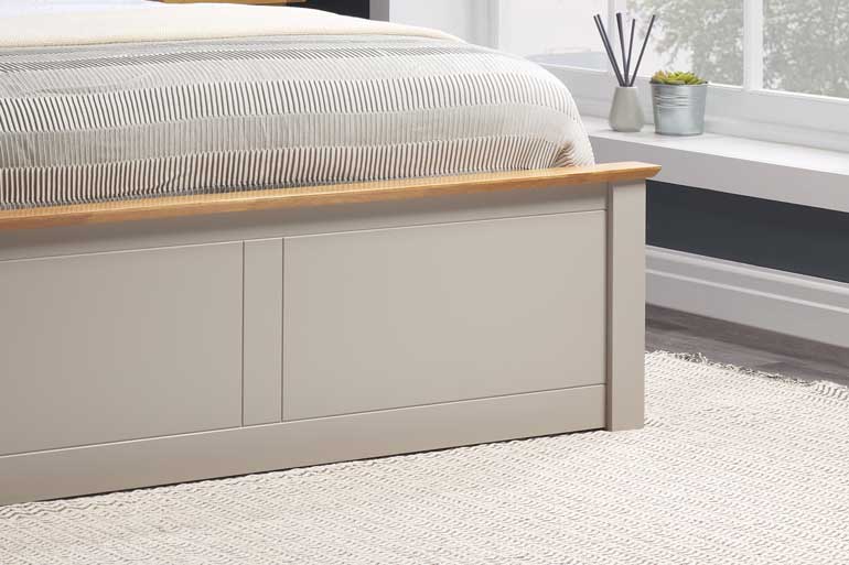 Birlea Phoenix Ottoman Bed in Pearl Grey