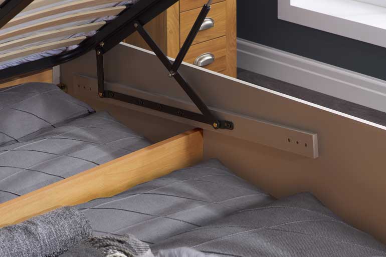 Birlea Phoenix Ottoman Bed in Pearl Grey