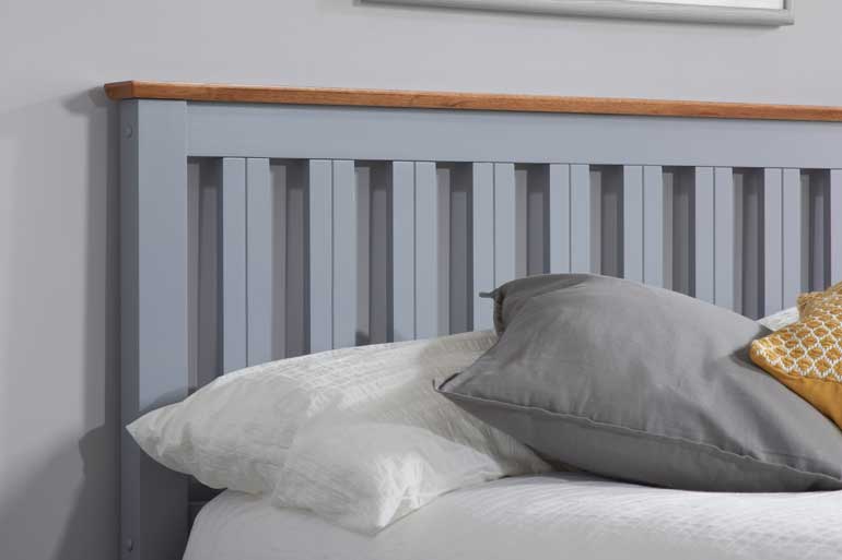 Birlea Phoenix Ottoman Bed in Stone Grey